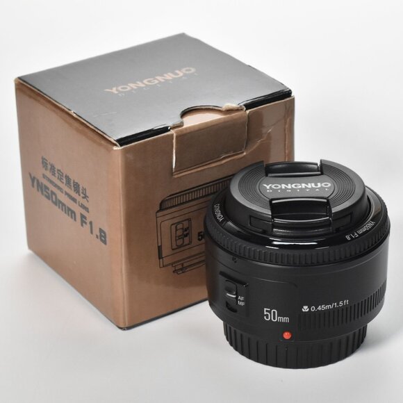 Yongnuo YN 50mm f/1.8 Prime Lens for Canon EF NEW